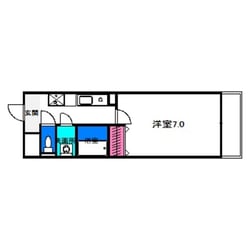 都マンション赤川の物件間取画像